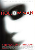 Hollow Man 2000 movie poster Elisabeth Shue Kevin Bacon Josh Brolin Paul Verhoeven