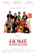 Home For the Holidays 1995 movie poster Holly Hunter Robert Downey Jr Anne Bancroft Jodie Foster