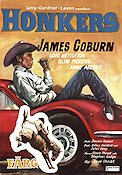 The Honkers 1972 movie poster James Coburn Lois Nettleton Slim Pickens Steve Ihnat Cars and racing Smoking