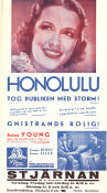 Honolulu 1939 movie poster Eleanor Powell Robert Young George Burns Edward Buzzell Musicals