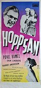 Hoppsan 1955 movie poster Povel Ramel Sven Lindberg Harriet Andersson Stig Olin