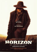 Horizon: An American Saga 2024 movie poster Sienna Miller Sam Worthington Jena Malone Kevin Costner