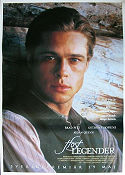 Legends of the Fall 1994 movie poster Brad Pitt