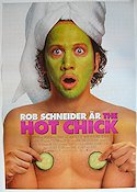 The Hot Chick 2002 movie poster Rob Schneider Rachel McAdams Anna Faris Tom Brady