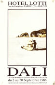 Hotell Lotti Paris 1986 poster Salvador Dali Artistic posters