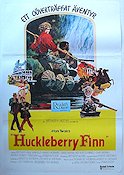 Huckleberry Finn 1974 movie poster Jeff East Paul Winfield Harvey Korman J Lee Thompson Musicals