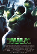 The Hulk 2003 poster Eric Bana Ang Lee