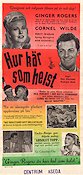 It Had to Be You 1947 movie poster Ginger Rogers Cornel Wilde Percy Waram Don Hartman