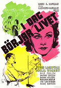 I dag börjar livet 1939 movie poster Sonja Wigert Sture Lagerwall Nils Ohlin Schamyl Bauman Poster artwork: Gösta Åberg