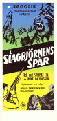 I slagbjörnens spår 1931 movie poster Bröderna Utterström Mountains Documentaries