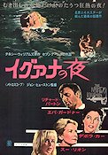 The Night of the Iguana 1964 movie poster Richard Burton Ava Gardner Deborah Kerr John Huston