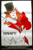 Impromptu 1990 movie poster Judy Davis Hugh Grant Mandy Patinkin James Lapine Artistic posters