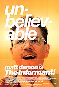 The Informant 2009 movie poster Matt Damon Tony Hale Patton Oswalt Steven Soderbergh Glasses