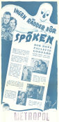 The Ghost Breakers 1940 movie poster Bob Hope Paulette Goddard Richard Carlson George Marshall