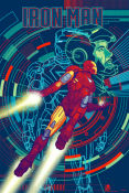 Iron man Mondo Limited litho No 63 of 120 2012 poster Poster artwork: Kevin Tong Find more: Mondo Find more: Marvel Find more: Comics