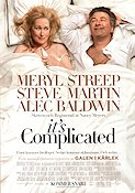It´s Complicated 2009 movie poster Meryl Streep Alec Baldwin Steve Martin Nancy MeyersNancy Meyers