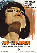 Jag en kvinna 1965 movie poster Essy Persson Erik Hell Mac Ahlberg Poster artwork: Walter Bjorne Cult movies