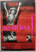 I Want to Live 1958 movie poster Susan Hayward Simon Oakland Virginia Vincent Robert Wise Film Noir