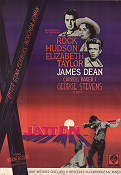 Giant 1957 poster James Dean George Stevens