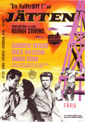 Giant 1956 poster James Dean George Stevens
