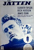 Giant 1956 movie poster James Dean Rock Hudson Elizabeth Taylor George Stevens Writer: Edna Ferber