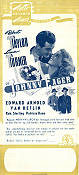 Johnny Eager 1941 movie poster Robert Taylor Lana Turner Edward Arnold Mervyn LeRoy