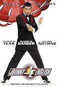 Johnny English 2003 movie poster Rowan Atkinson John Malkovich Natalie Imbruglia Peter Howitt Agents