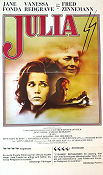 Julia 1977 movie poster Jane Fonda Vanessa Redgrave Jason Robards Fred Zinnemann