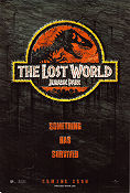 Jurassic Park The Lost World 1996 movie poster Jeff Goldblum Julianne Moore Steven Spielberg