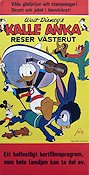 Donald Duck Goes West 1976 movie poster Kalle Anka