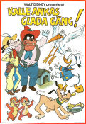 Donald Duck´s Cartoon Jamboree 1980 movie poster Kalle Anka Långben Piff och Puff