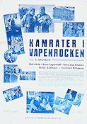Kamrater i vapenrocken 1938 movie poster Sture Lagerwall Elof Ahrle Annalisa Ericson Schamyl Bauman