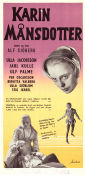 Karin Månsdotter 1954 movie poster Ulla Jacobsson Jarl Kulle Ulf Palme Alf Sjöberg