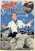 Kärlek och allsång 1950 movie poster Sven Lilja