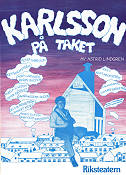 Karlsson på taket Riksteatern 1983 poster Peter Harrysson