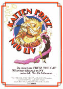 The Nine Lives of Fritz the Cat 1974 movie poster Skip Hinnant Robert Taylor Poster artwork: Robert Crumb From comics Cats