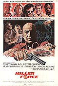 Killer Force 1976 movie poster Telly Savalas Peter Fonda OJ Simpson Maud Adams Val Guest Poster artwork: Drew Struzan