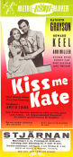 Kiss Me Kate 1953 movie poster Kathryn Grayson Howard Keel Ann Miller George Sidney Musicals