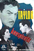 Conspirator 1949 movie poster Elizabeth Taylor Robert Taylor Robert Flemyng Victor Saville