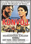Convoy 1978 movie poster Kris Kristofferson Ali MacGraw Sam Peckinpah Cars and racing