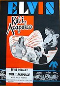 Fun in Acapulco 1963 movie poster Elvis Presley Ursula Andress Elsa Cardenas Richard Thorpe Musicals