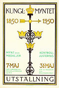 Kungliga myntet 1850-1950 1950 poster 