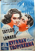 Lady of the Tropics 1940 movie poster Robert Taylor Hedy Lamarr