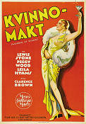 Wonder of Women 1929 movie poster Lewis Stone Peggy Wood Clarence Brown