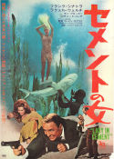Lady in Cement 1968 movie poster Frank Sinatra Raquel Welch Dan Blocker Gordon Douglas
