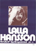 Lalla Hansson 1971 poster Lalla Hansson Find more: EMA Telstar Find more: Concert Poster
