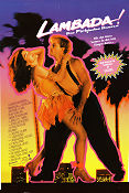The Forbidden Dance 1990 movie poster Laura Harring Jeff James Barbra Brighton Greydon Clark Dance