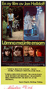 Lämna mej inte ensam 1980 movie poster Lena Löfström Anki Lidén Niels Dybeck Pelle Lindbergh Jan Halldoff Motorcycles