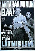 Let Us Live 1939 movie poster Maureen O´Sullivan Henry Fonda Poster from: Finland