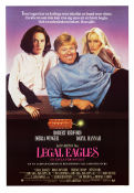 Legal Eagles 1986 movie poster Robert Redford Debra Winger Daryl Hannah Ivan Reitman